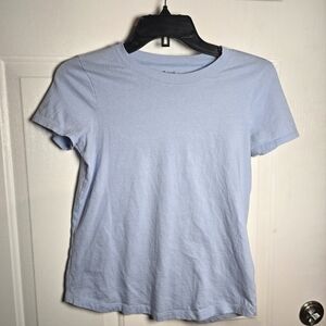 Madewell Light Blue Crewneck Tee | Size XXS